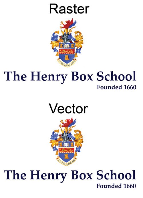 School sheild that had to be converted to a vector